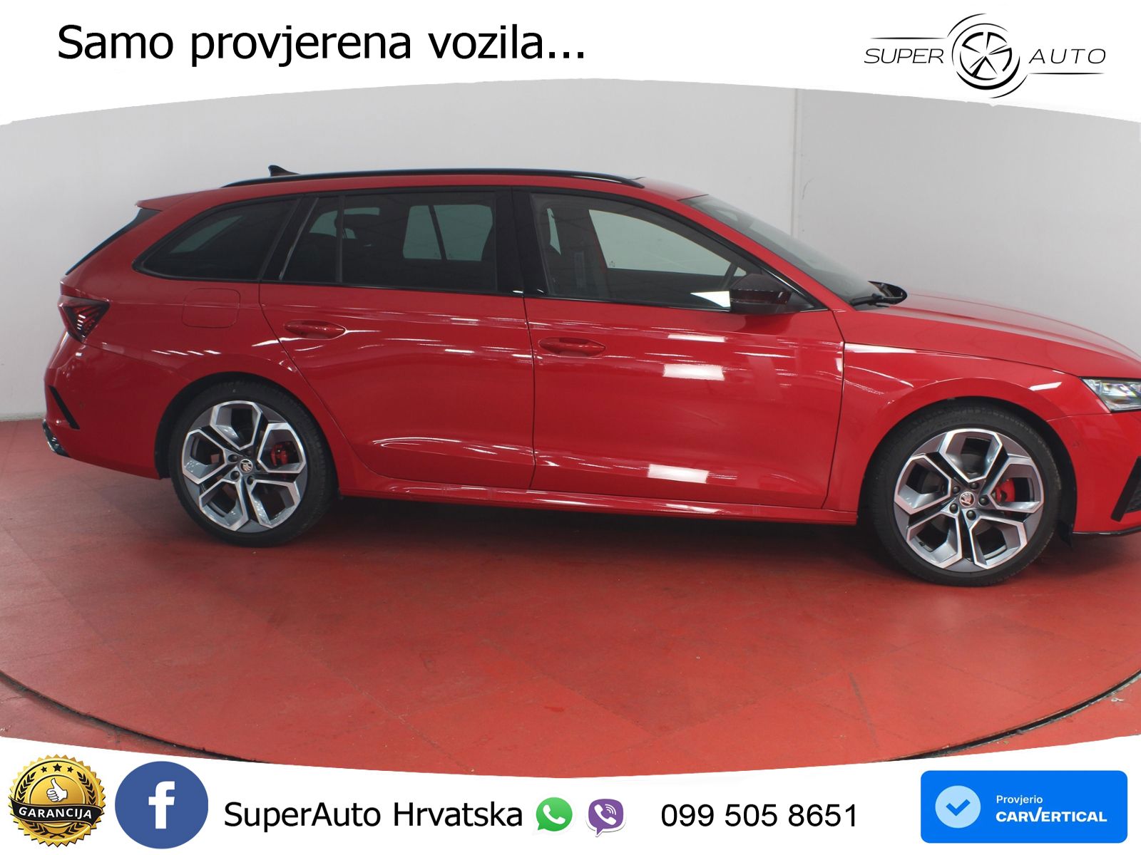 Škoda Octavia Combi RS 2.0 TDI (200 KS) 4x4 DSG LED+GR SJED+ACC
