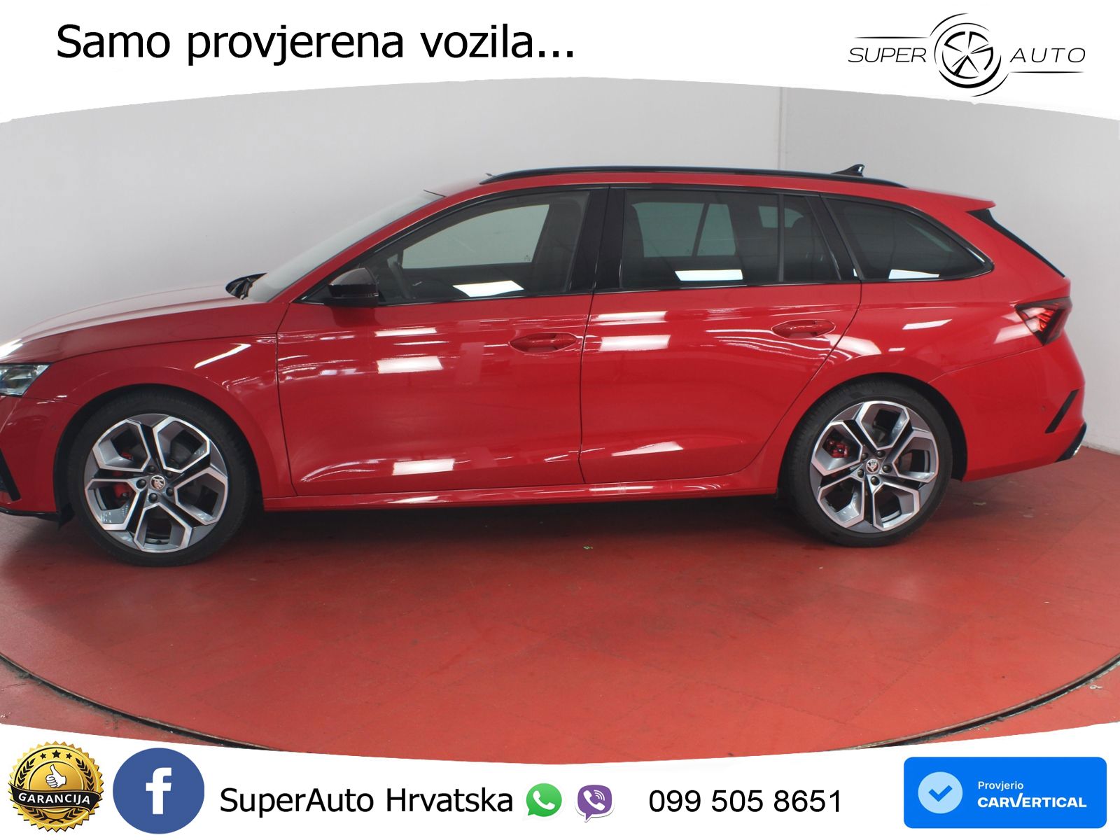 Škoda Octavia Combi RS 2.0 TDI (200 KS) 4x4 DSG LED+GR SJED+ACC