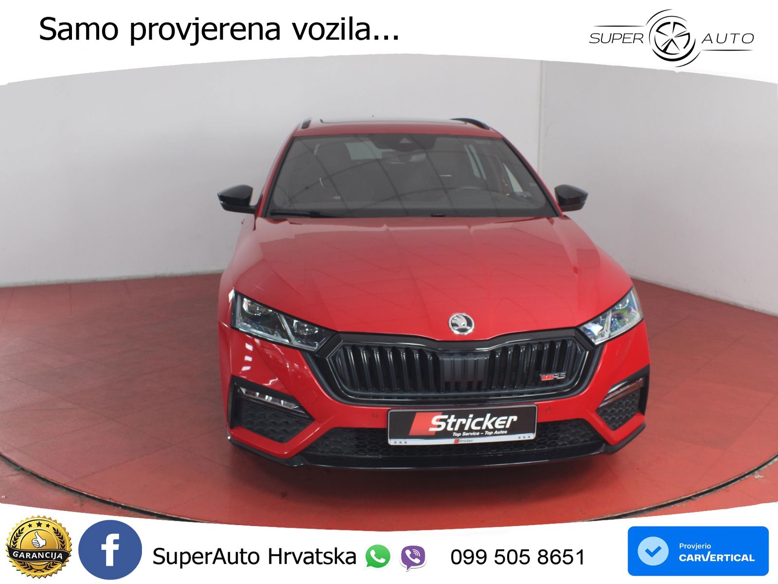 Škoda Octavia Combi RS 2.0 TDI (200 KS) 4x4 DSG LED+GR SJED+ACC