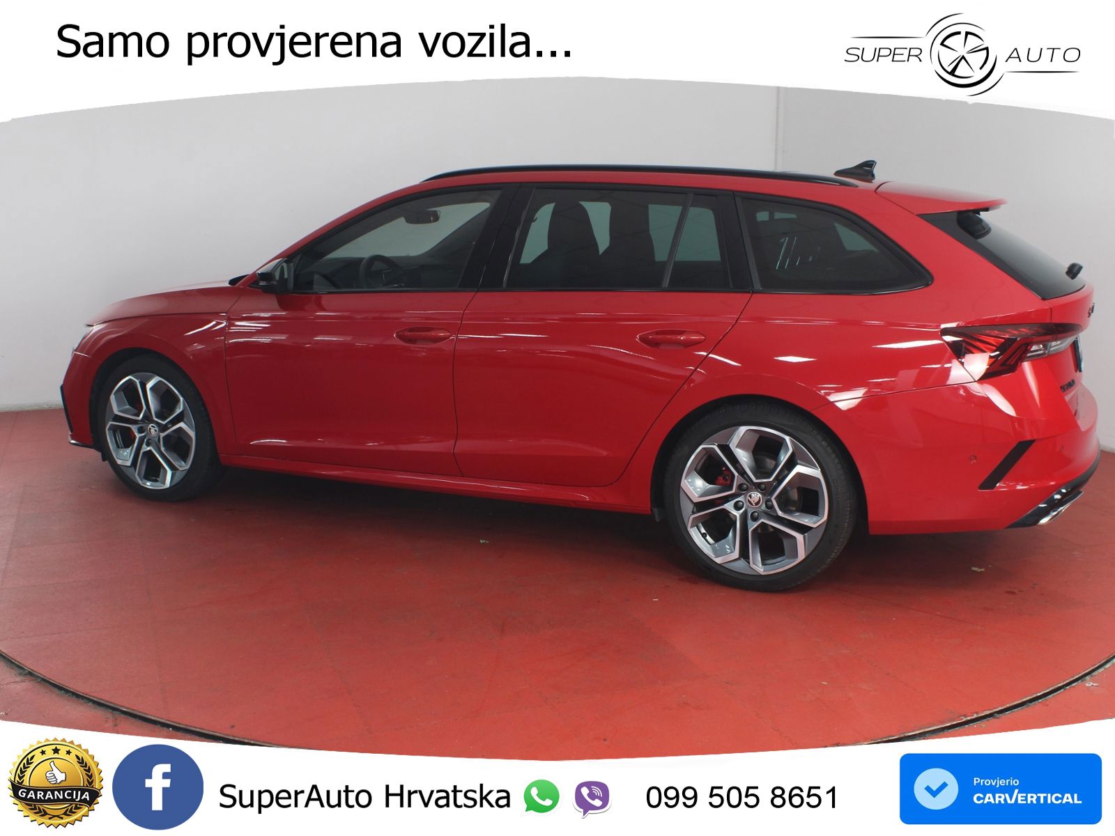 Škoda Octavia Combi RS 2.0 TDI (200 KS) 4x4 DSG LED+GR SJED+ACC