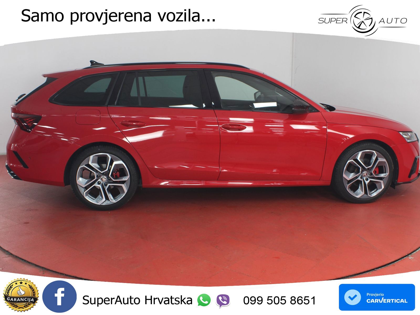 Škoda Octavia Combi RS 2.0 TDI (200 KS) 4x4 DSG LED+GR SJED+ACC