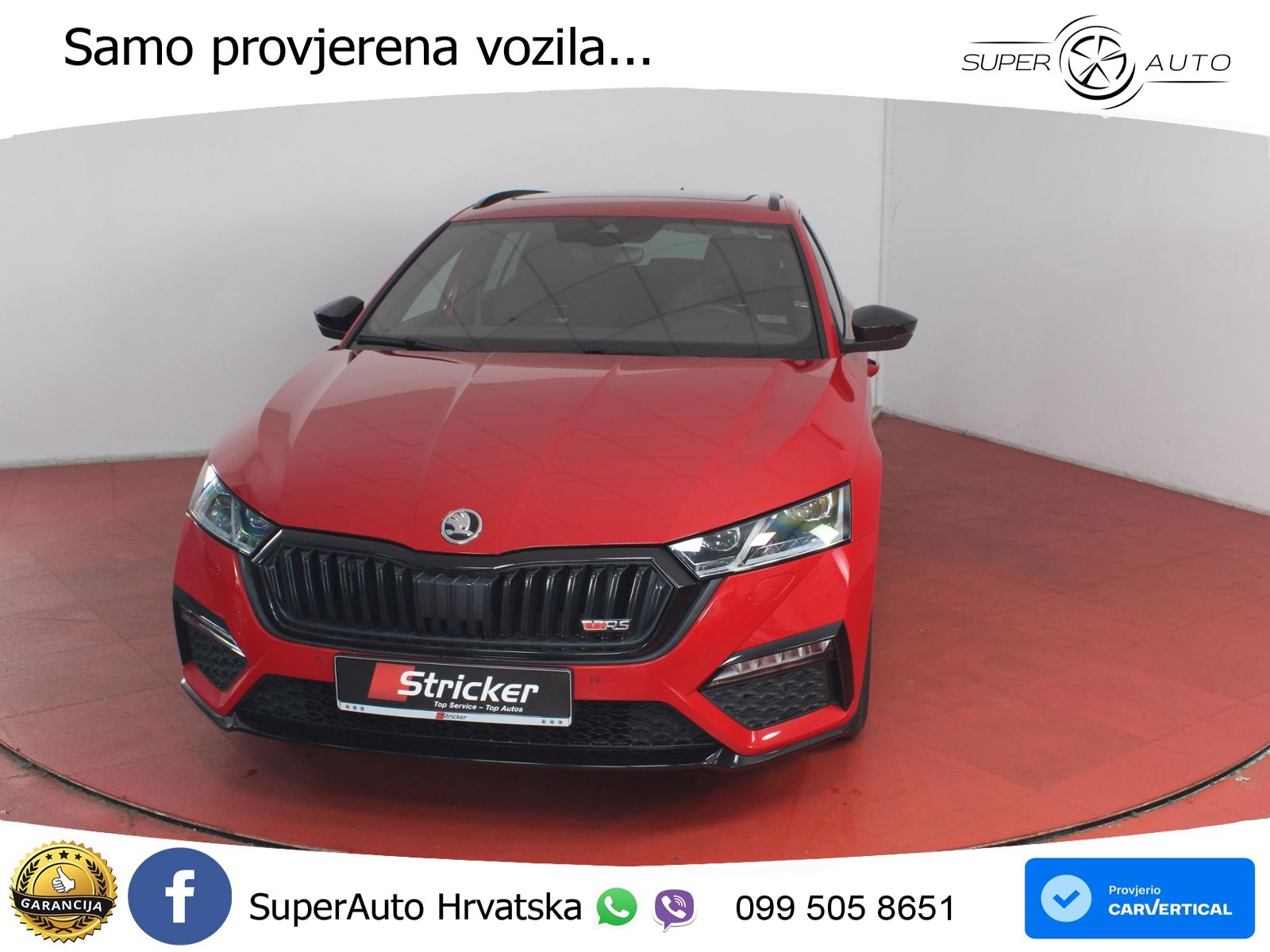 Škoda Octavia Combi RS 2.0 TDI (200 KS) 4x4 DSG LED+GR SJED+ACC