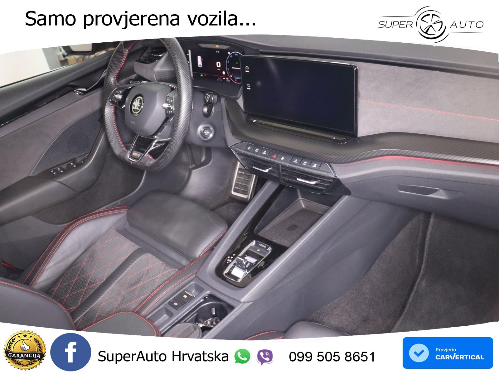 Škoda Octavia Combi RS 2.0 TDI (200 KS) 4x4 DSG LED+GR SJED+ACC