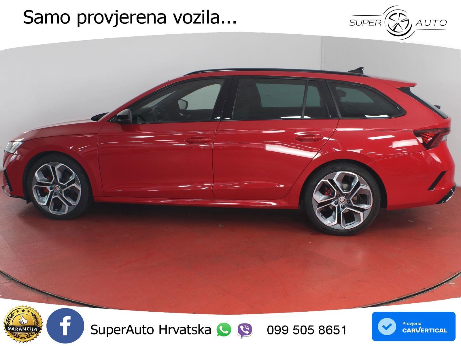 Škoda Octavia Combi RS 2.0 TDI (200 KS) 4x4 DSG LED+GR SJED+ACC