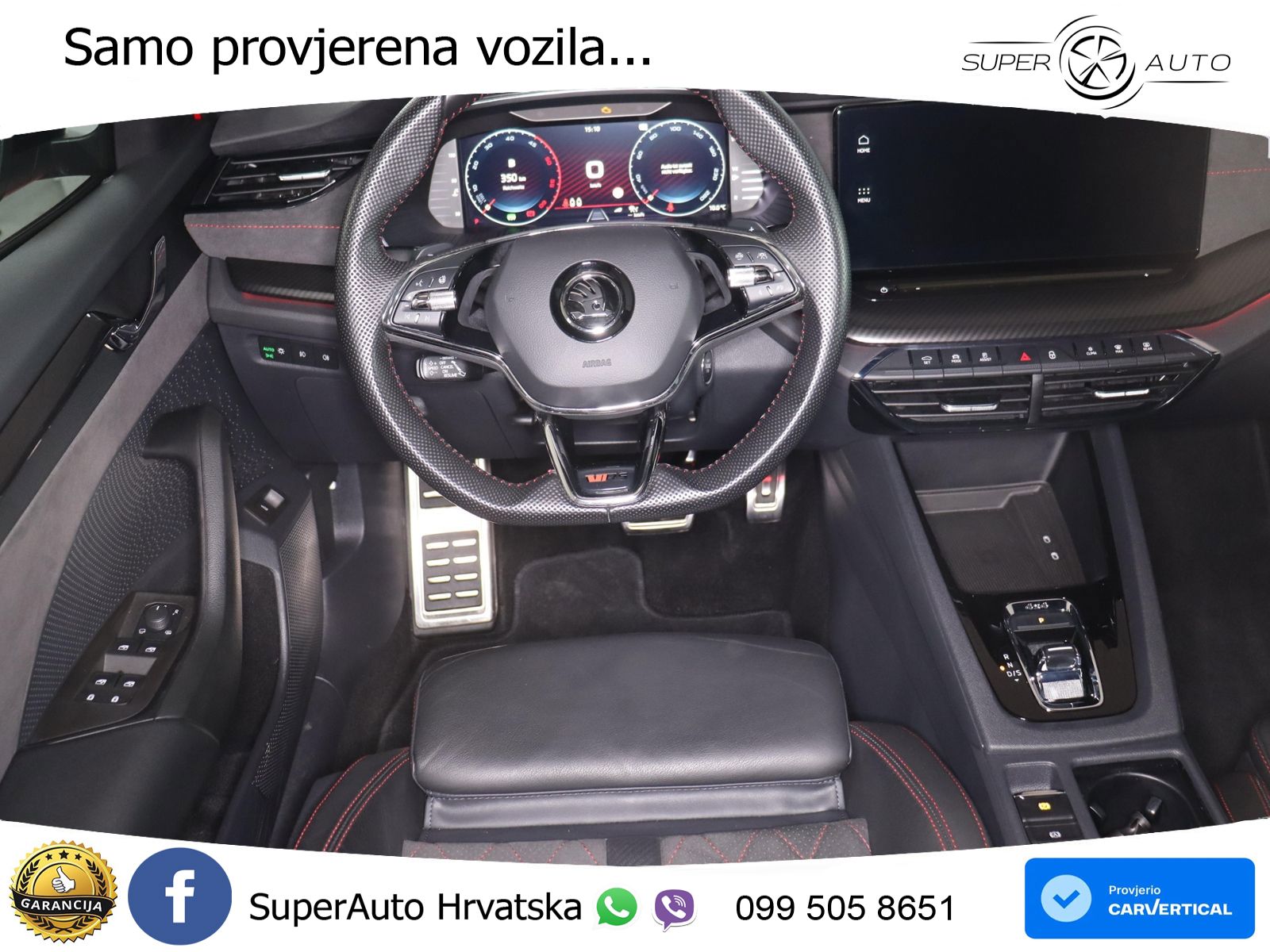Škoda Octavia Combi RS 2.0 TDI (200 KS) 4x4 DSG LED+GR SJED+ACC