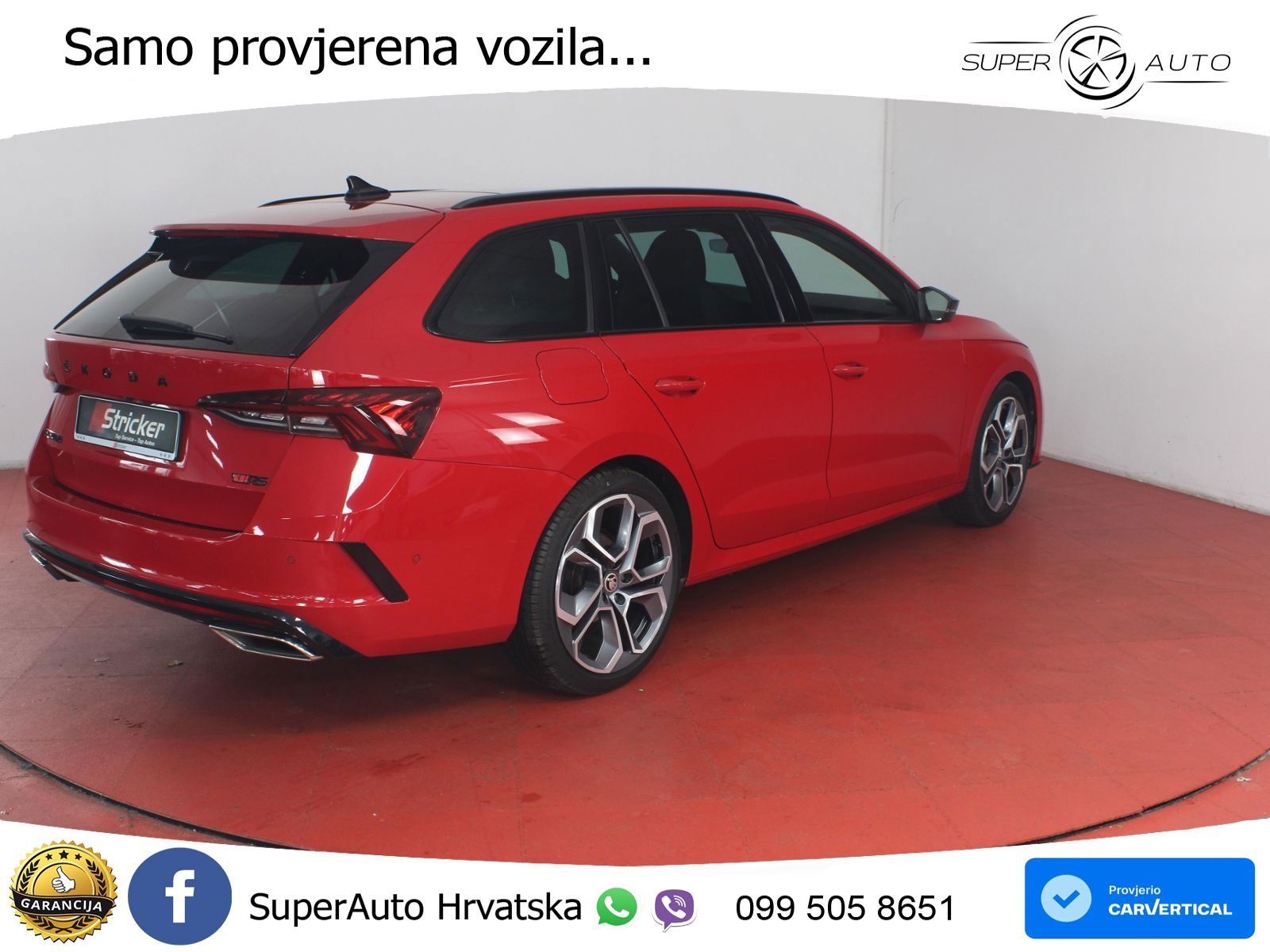 Škoda Octavia Combi RS 2.0 TDI (200 KS) 4x4 DSG LED+GR SJED+ACC