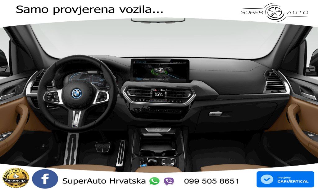 BMW iX3 80 kWh (286 KS) M Sport LED+GR SJED+ACC