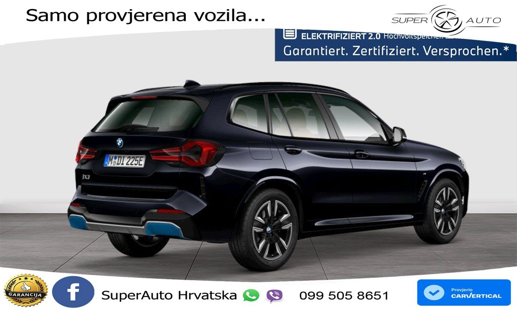 BMW iX3 80 kWh (286 KS) M Sport LED+GR SJED+ACC