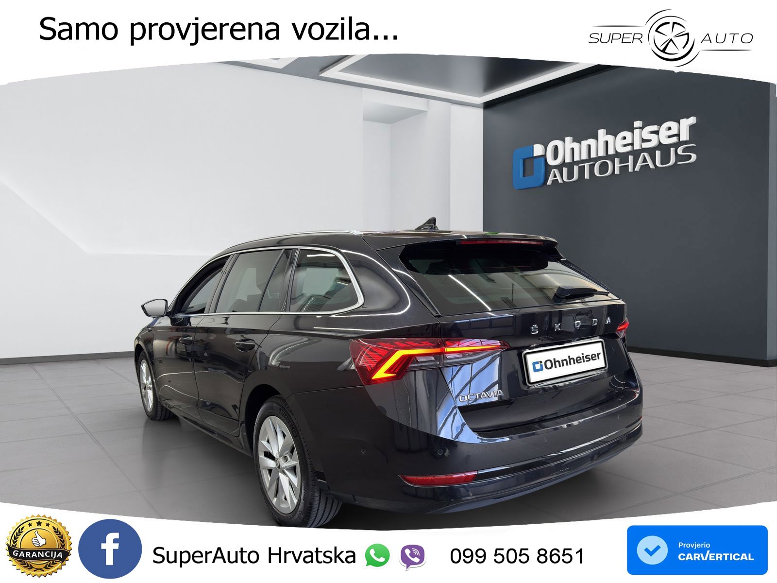 Škoda Octavia Combi 2.0 TDI (150 KS) DSG LED+GR SJED+ACC