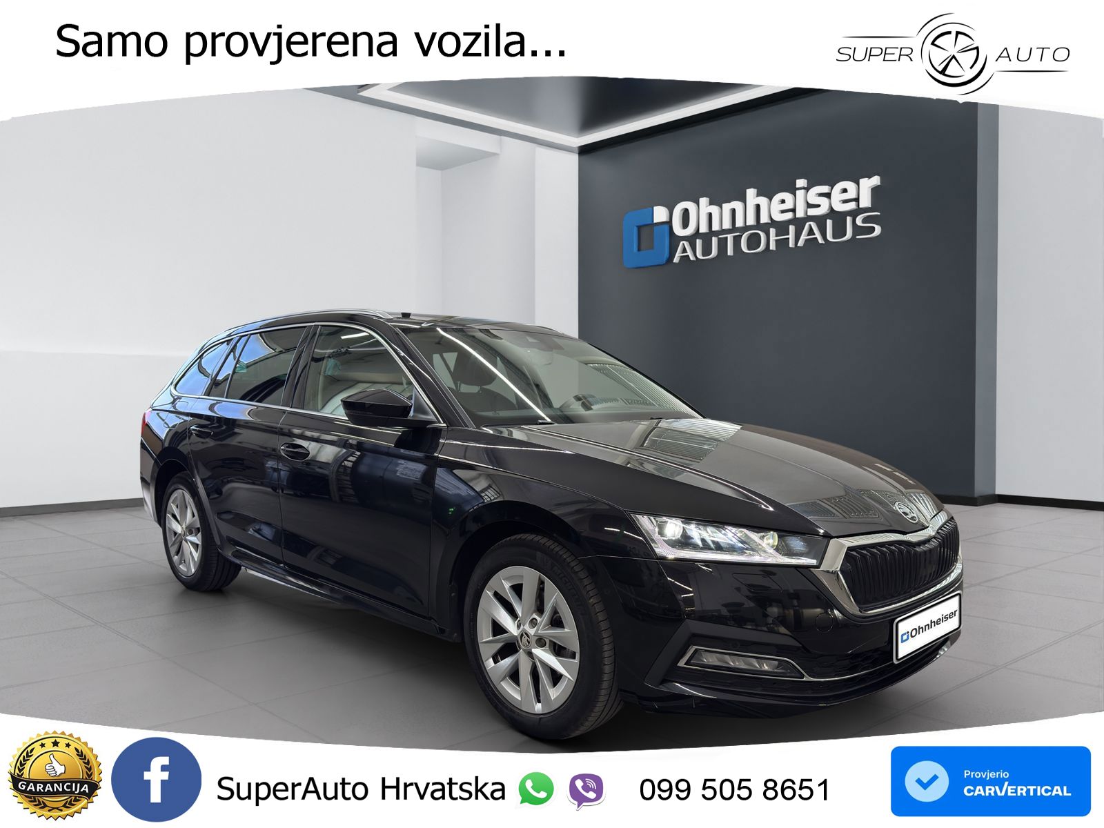 Škoda Octavia Combi 2.0 TDI (150 KS) DSG LED+GR SJED+ACC