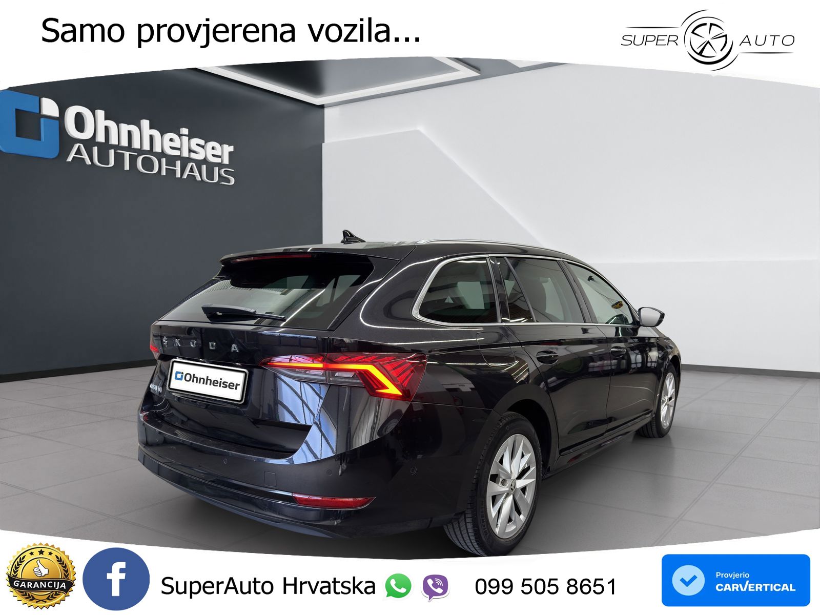 Škoda Octavia Combi 2.0 TDI (150 KS) DSG LED+GR SJED+ACC