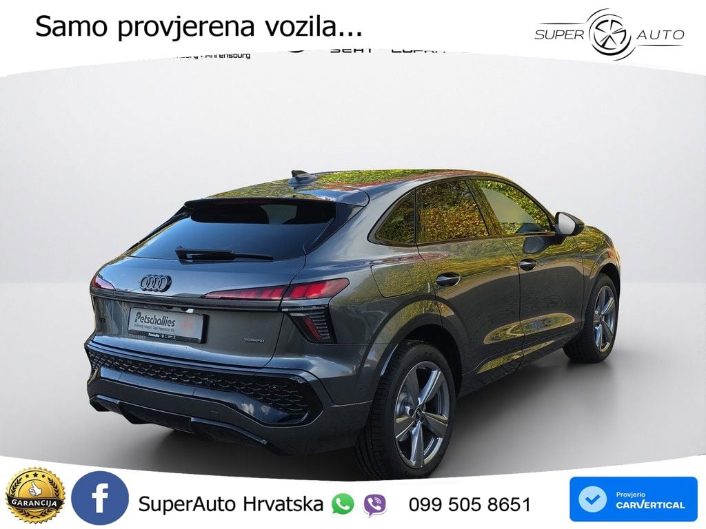 Audi Q3 Sportback 2.0 TFSI (204 KS) quattro S tronic LED+GR SJED+ACC