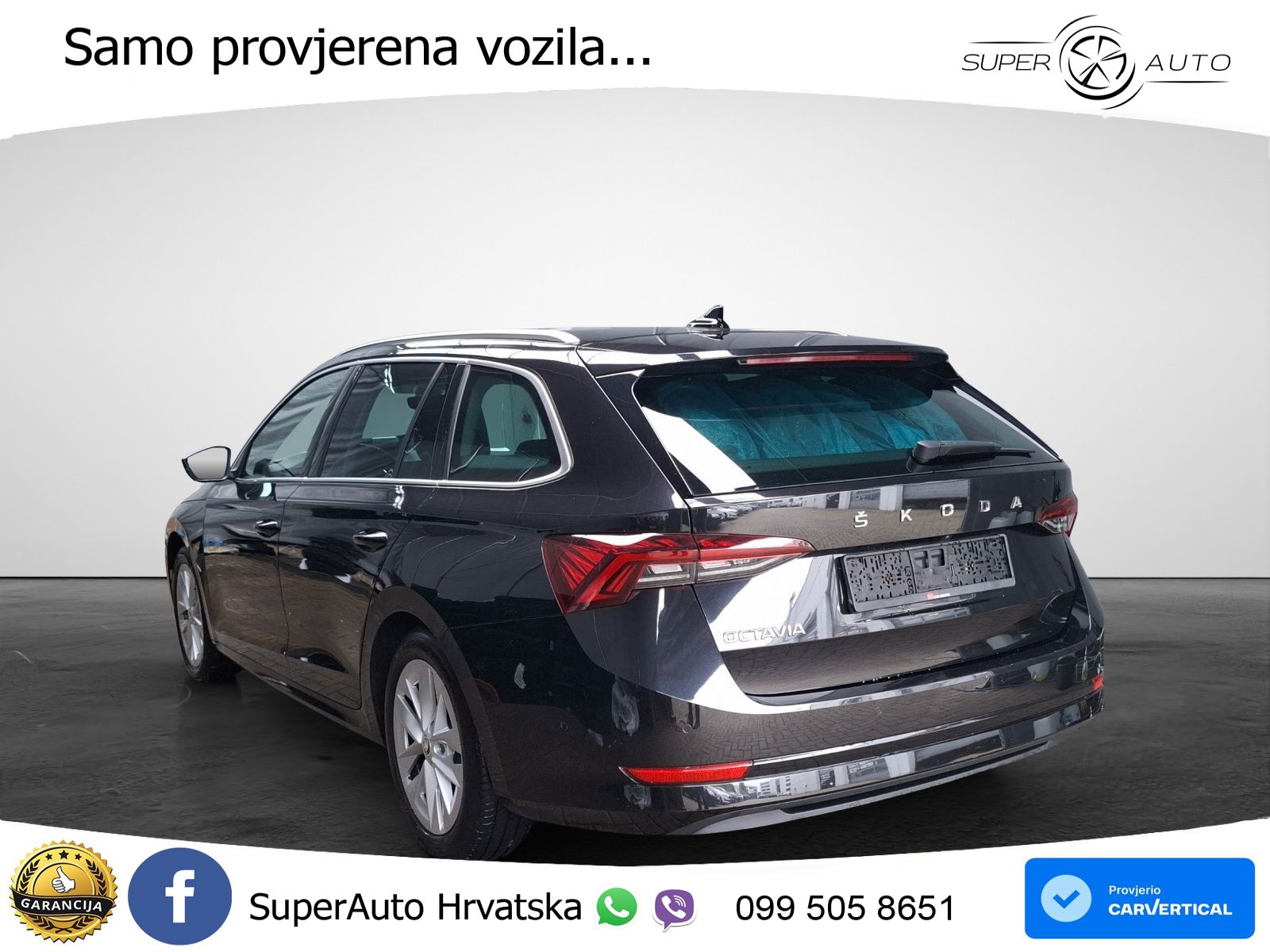 Škoda Octavia Combi 2.0 TDI (150 KS) DSG MATRIX+GR SJED+KAM