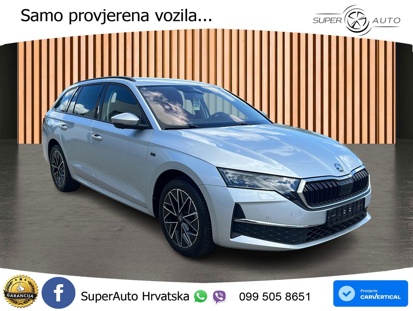 Škoda Octavia Combi 2.0 TDI (150 KS) DSG Selection LED+GR SJED+ACC