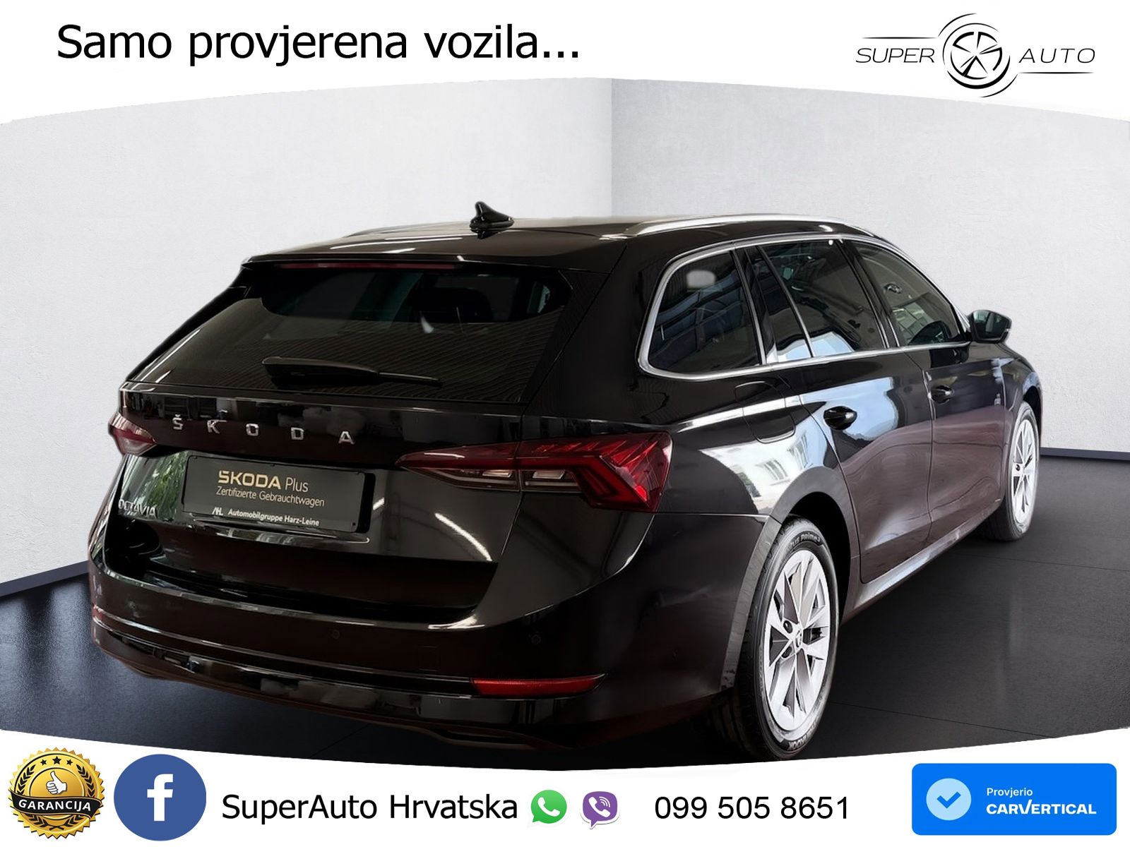 Škoda Octavia Combi 2.0 TDI (150 KS) DSG LED+GR SJED+ACC