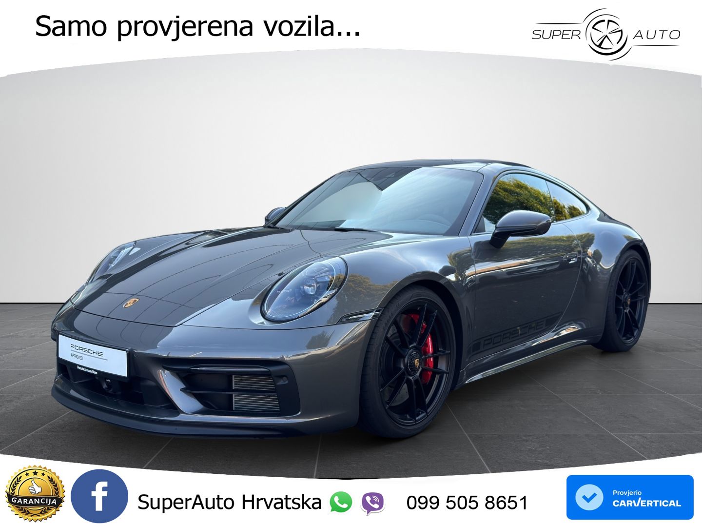 Porsche 911 Carrera 4 GTS 3.0 (480 KS) PDK LED+GR SJED+ACC