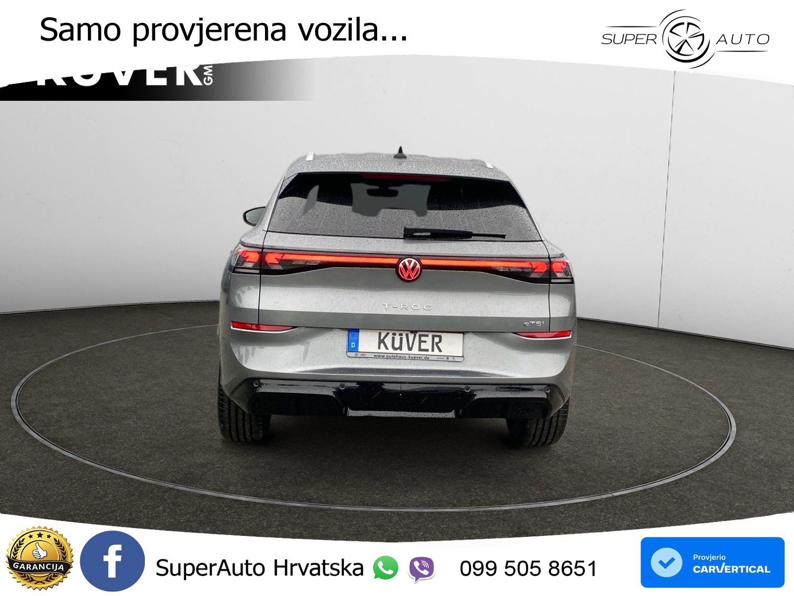 Volkswagen T-Roc 1.5 eTSI (150 KS)  DSG R-Line LED+GR SJED+ACC
