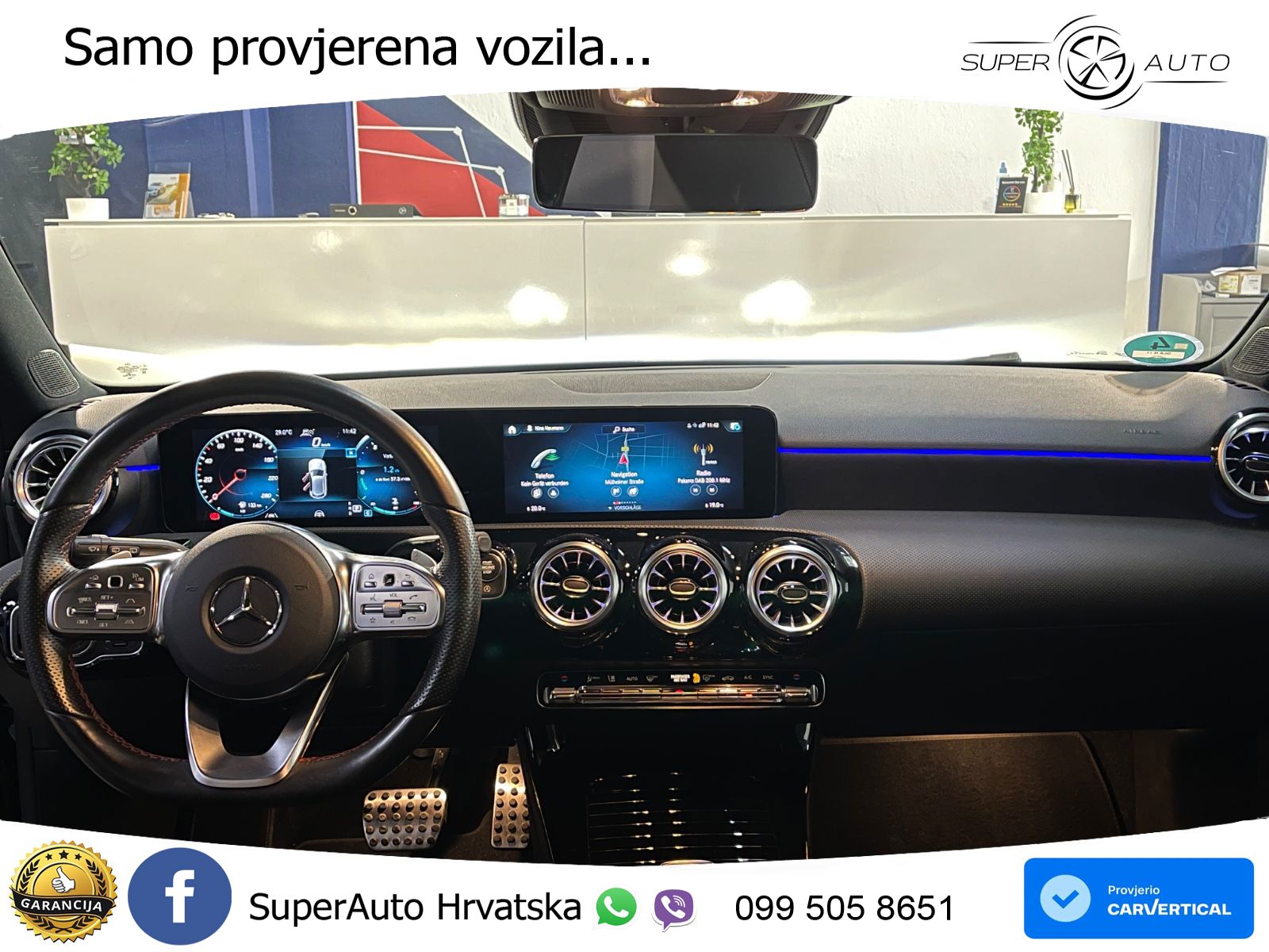 Mercedes-Benz A 200 7G-DCT LED+GR SJED+ACC
