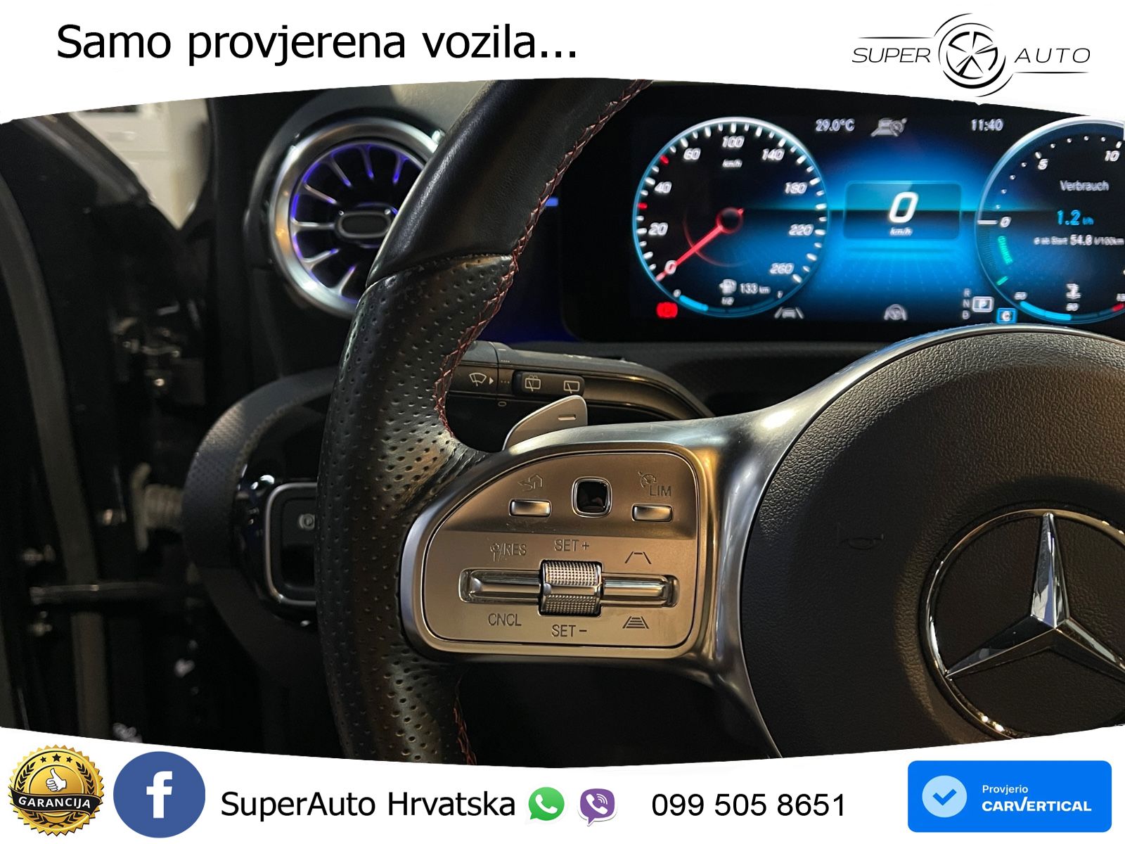 Mercedes-Benz A 200 7G-DCT LED+GR SJED+ACC