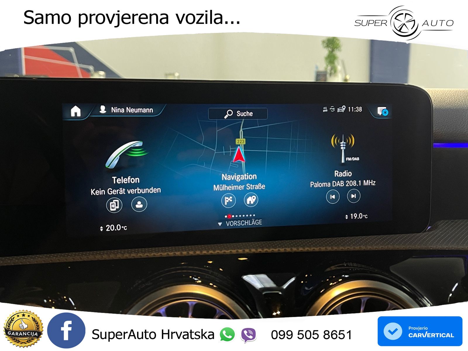 Mercedes-Benz A 200 7G-DCT LED+GR SJED+ACC