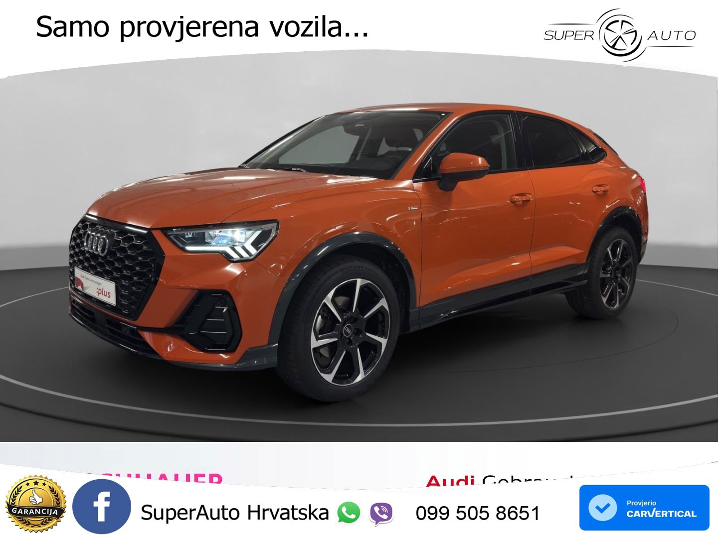 Audi Q3 II Sportback 35 TFSI (150 KS) S tronic S line LED+GR SJED+ACC