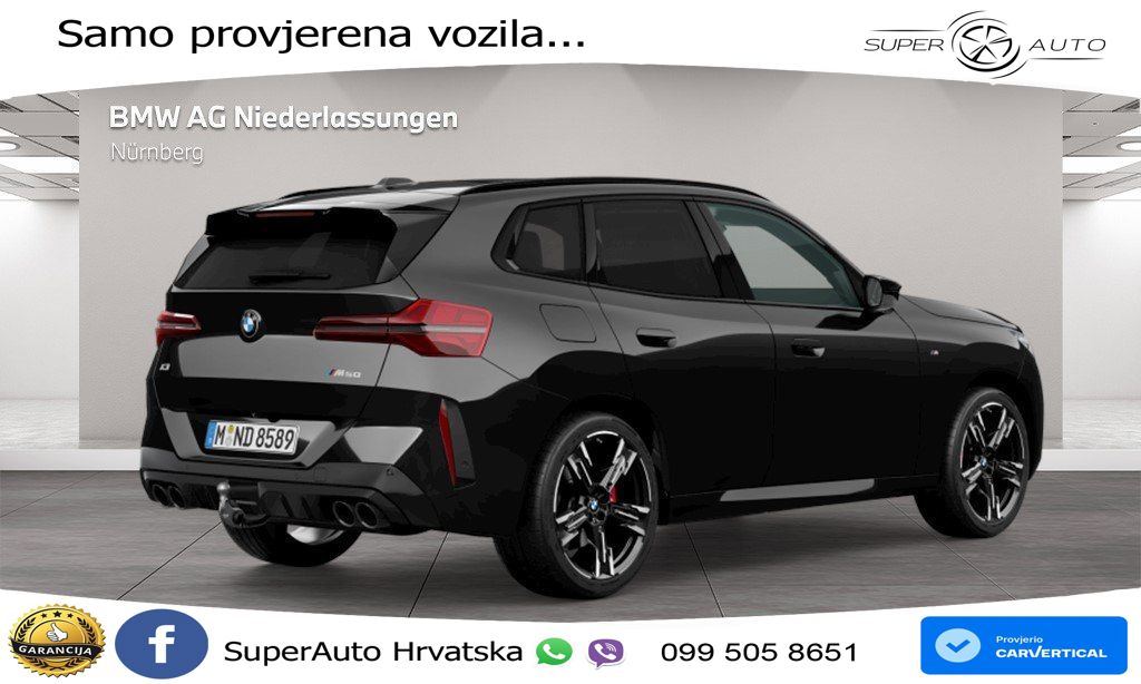 BMW X3 M50 xDrive Steptronic ACC+GR SJED+360+PANO