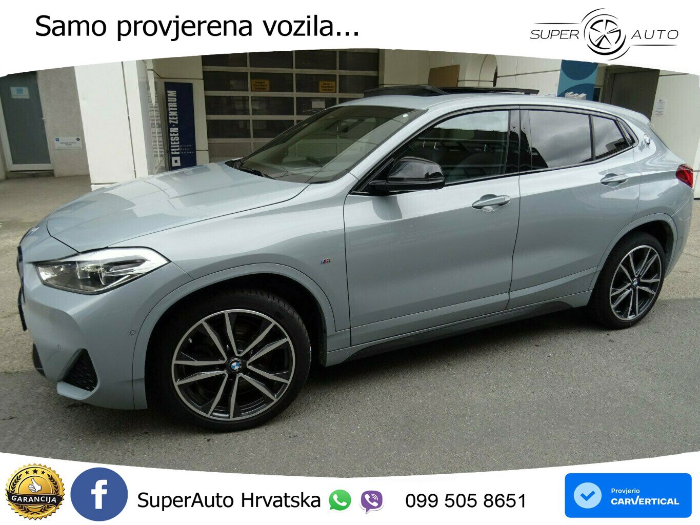 BMW X2 sDrive20d Steptronic M Sport LED+GR SJED+ACC