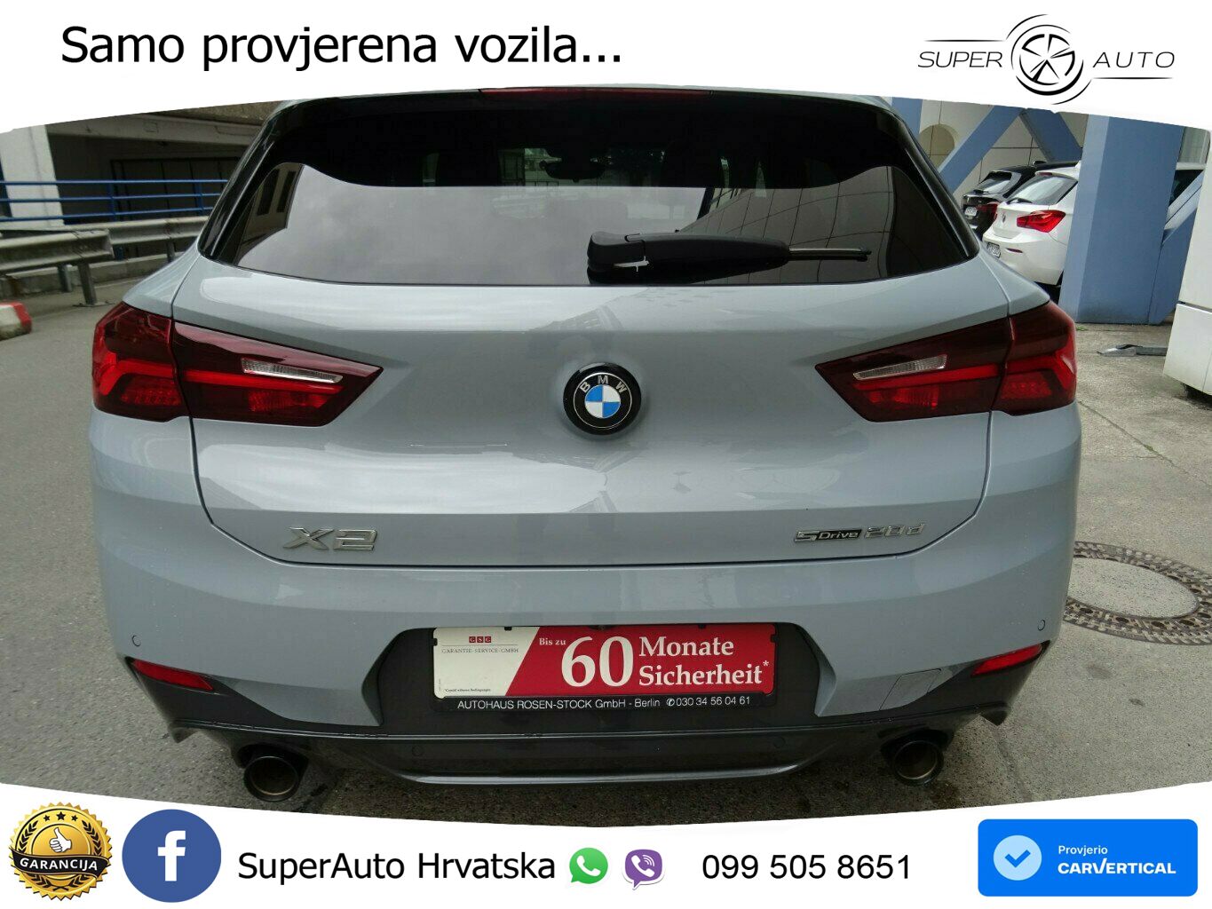 BMW X2 sDrive20d Steptronic M Sport LED+GR SJED+ACC