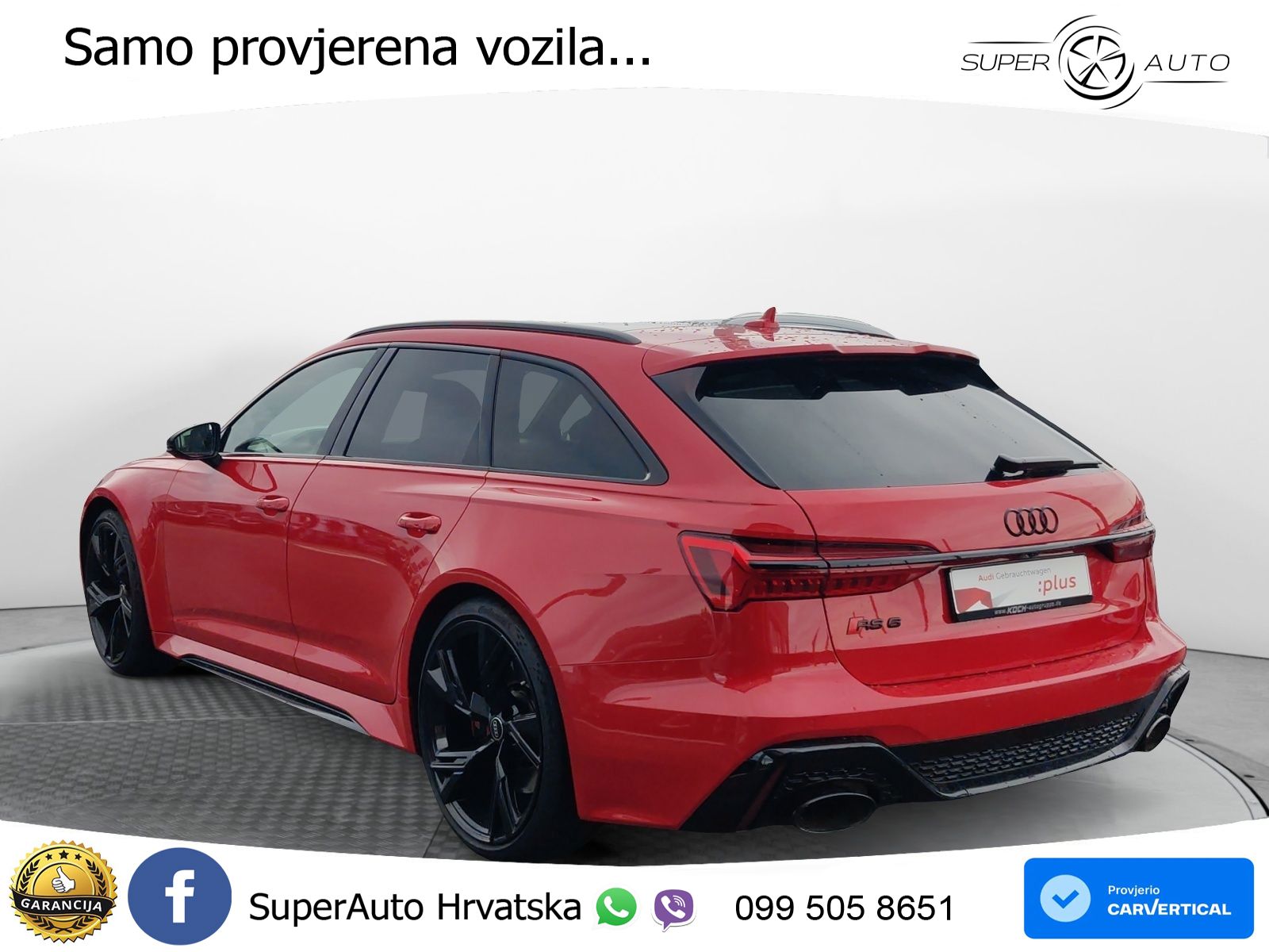Audi RS6 Avant 4.0 TFSI V8 (600 KS) quattro Tiptronic Kuka LED+GR SJED+ACC