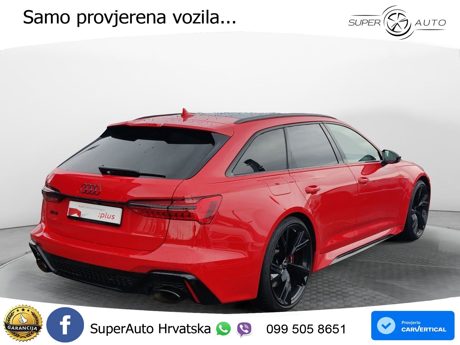 Audi RS6 Avant 4.0 TFSI V8 (600 KS) quattro Tiptronic Kuka LED+GR SJED+ACC