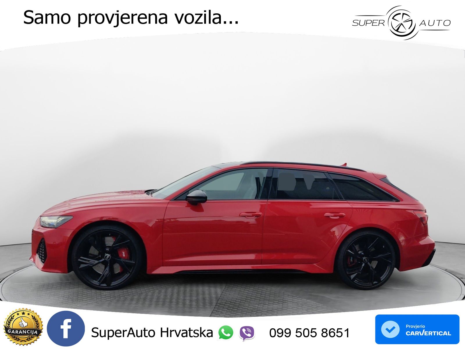 Audi RS6 Avant 4.0 TFSI V8 (600 KS) quattro Tiptronic Kuka LED+GR SJED+ACC