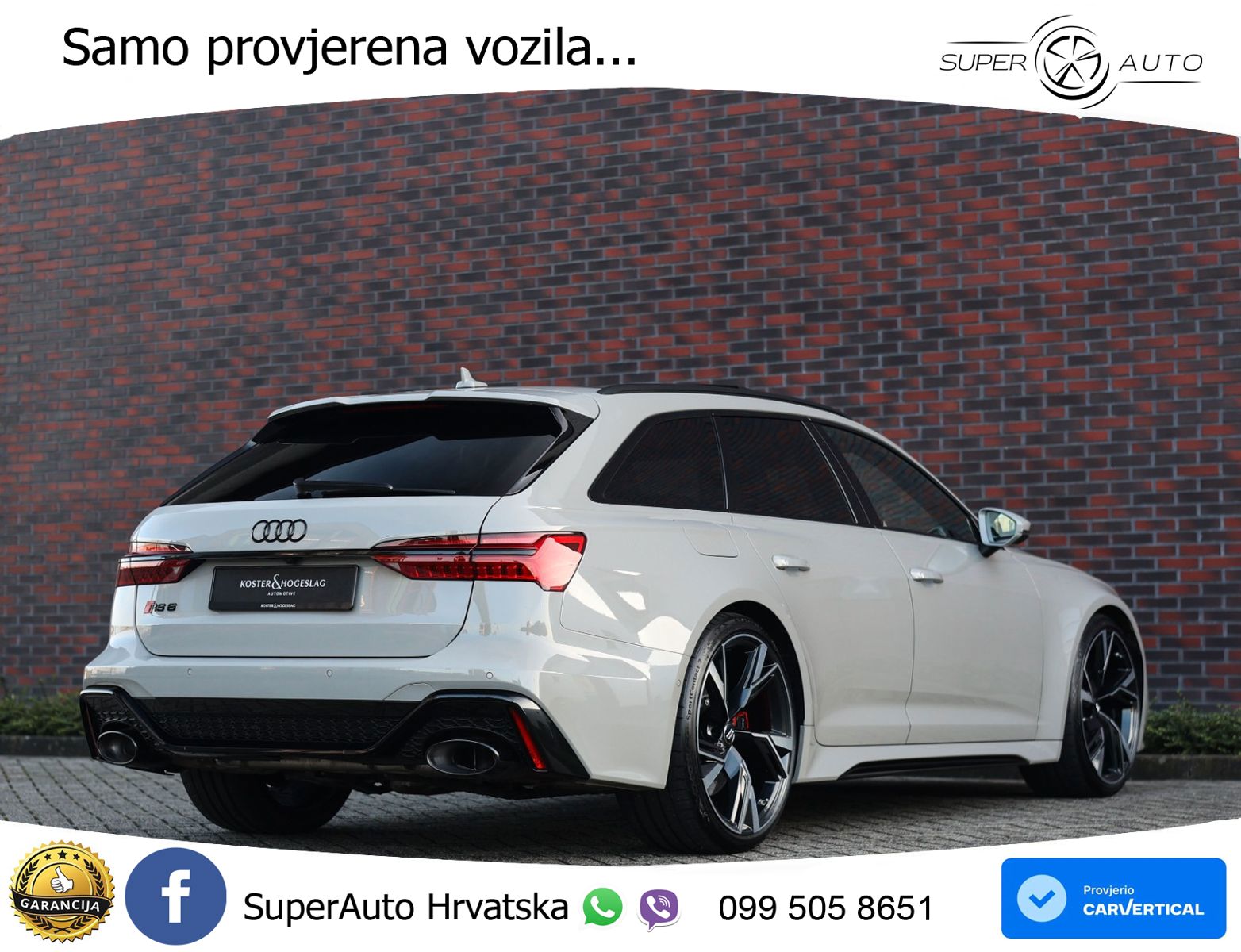 Audi RS6 Avant 4.0 TFSI V8 (600 KS) quattro Tiptronic LED+GR SJED+ACC
