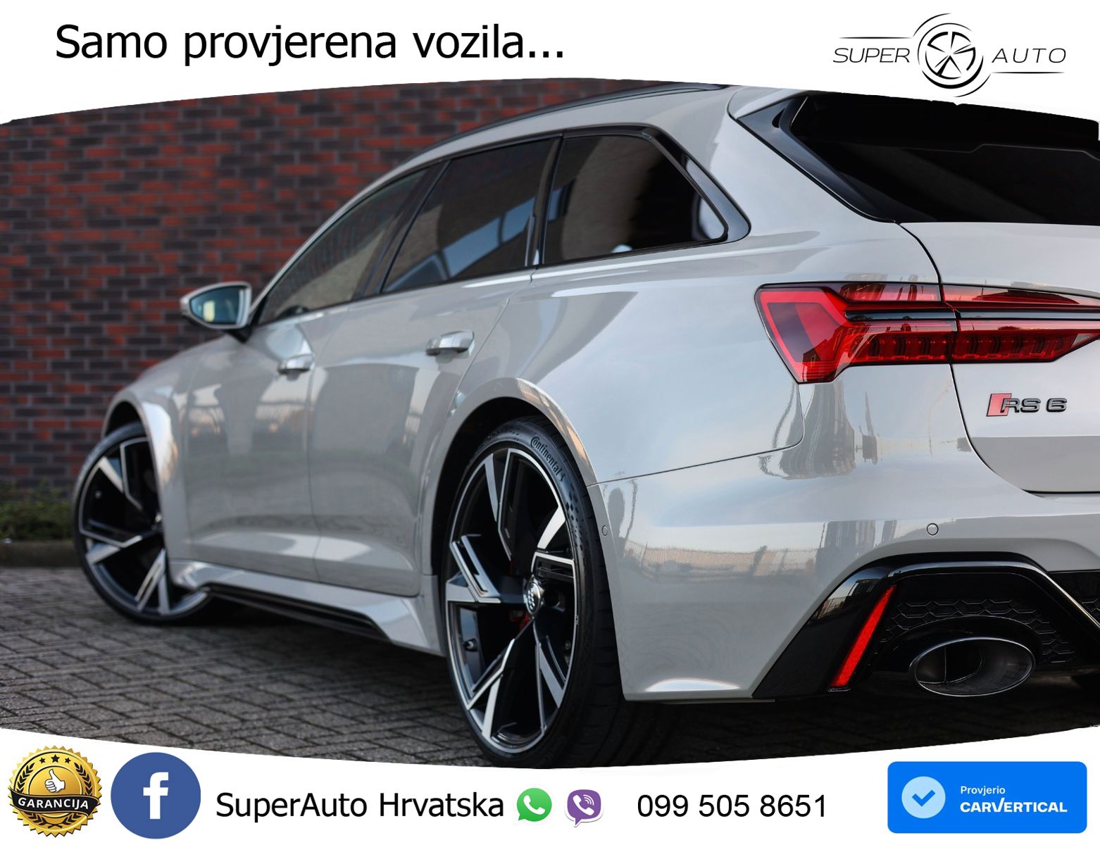 Audi RS6 Avant 4.0 TFSI V8 (600 KS) quattro Tiptronic LED+GR SJED+ACC