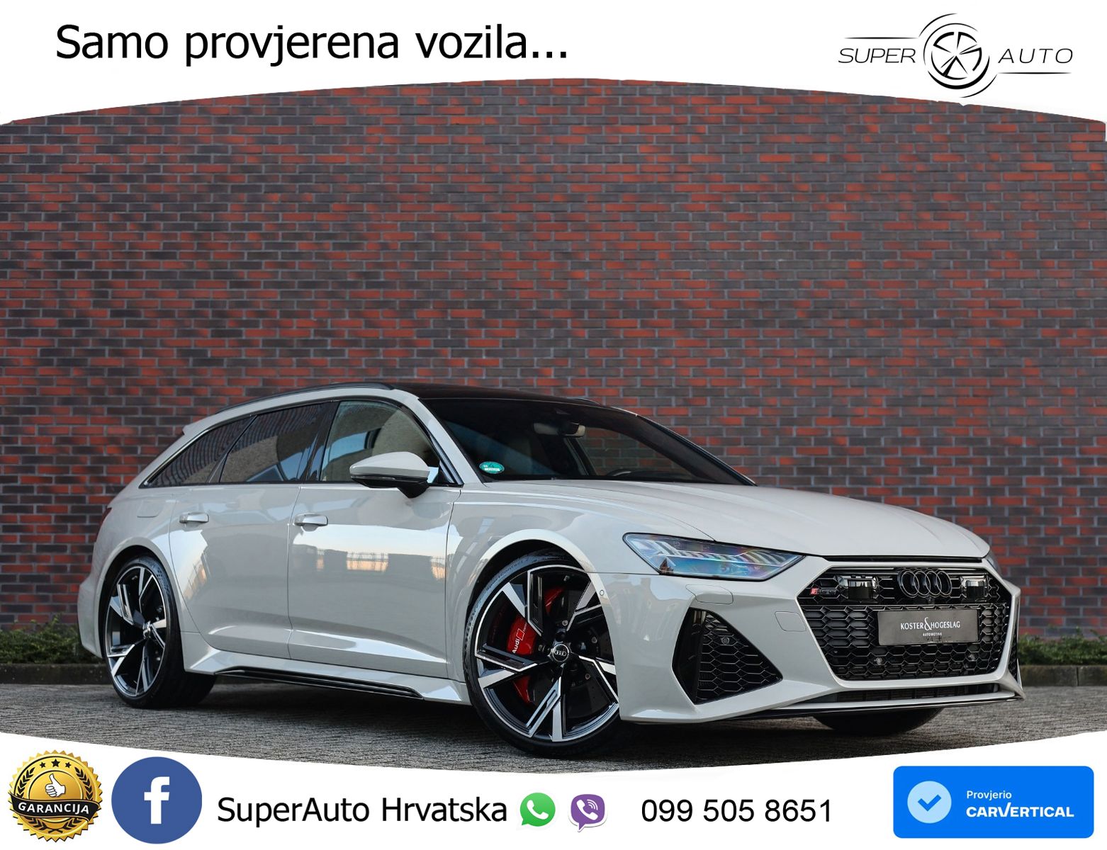 Audi RS6 Avant 4.0 TFSI V8 (600 KS) quattro Tiptronic LED+GR SJED+ACC