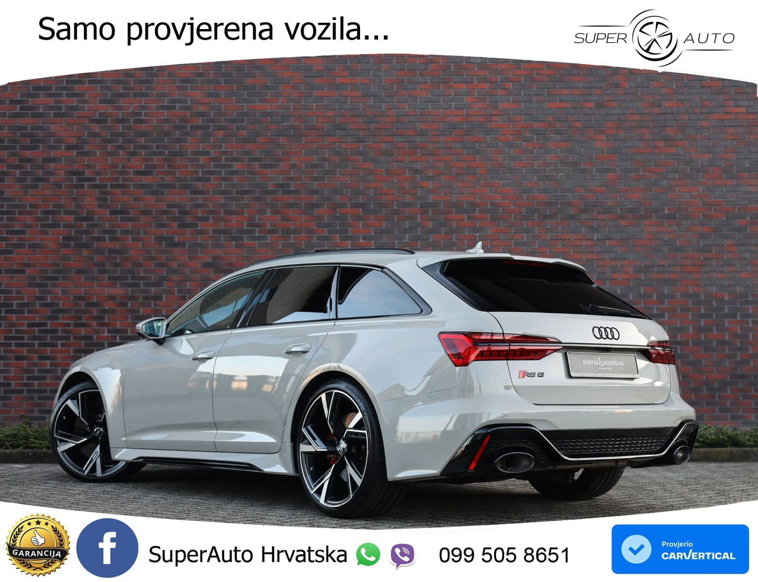 Audi RS6 Avant 4.0 TFSI V8 (600 KS) quattro Tiptronic LED+GR SJED+ACC