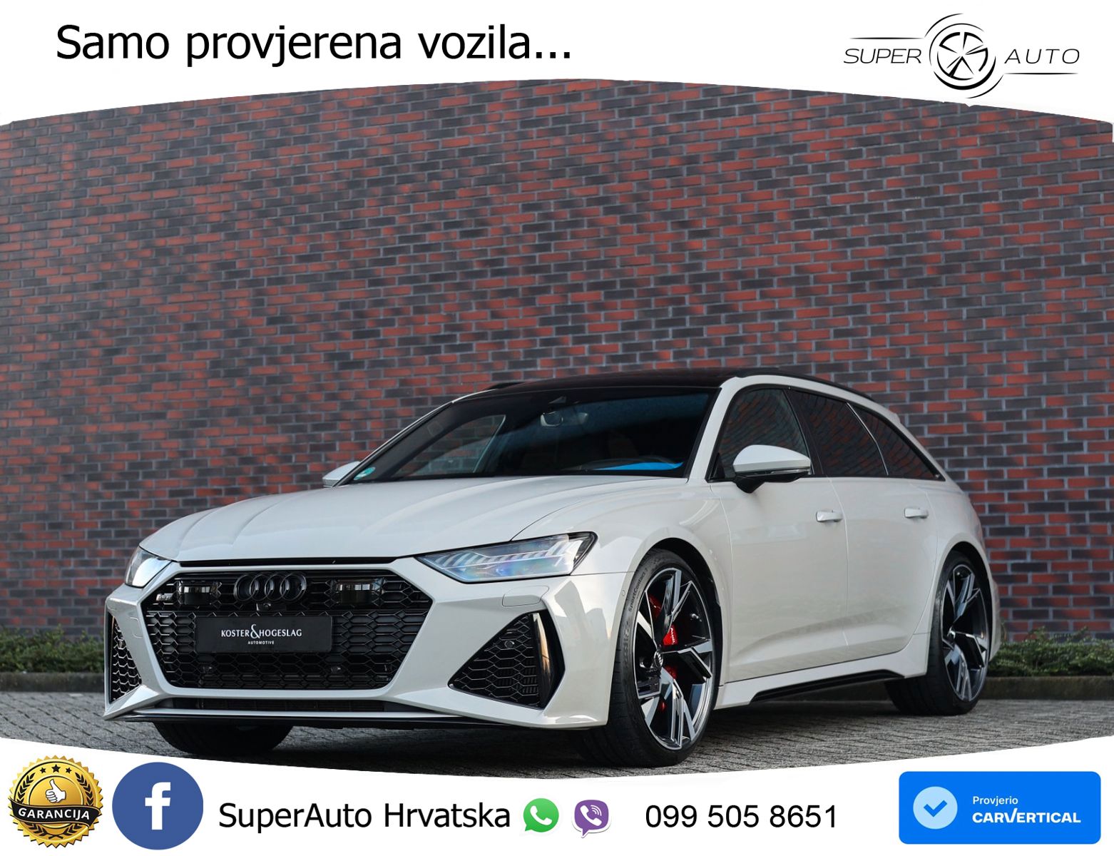Audi RS6 Avant 4.0 TFSI V8 (600 KS) quattro Tiptronic LED+GR SJED+ACC