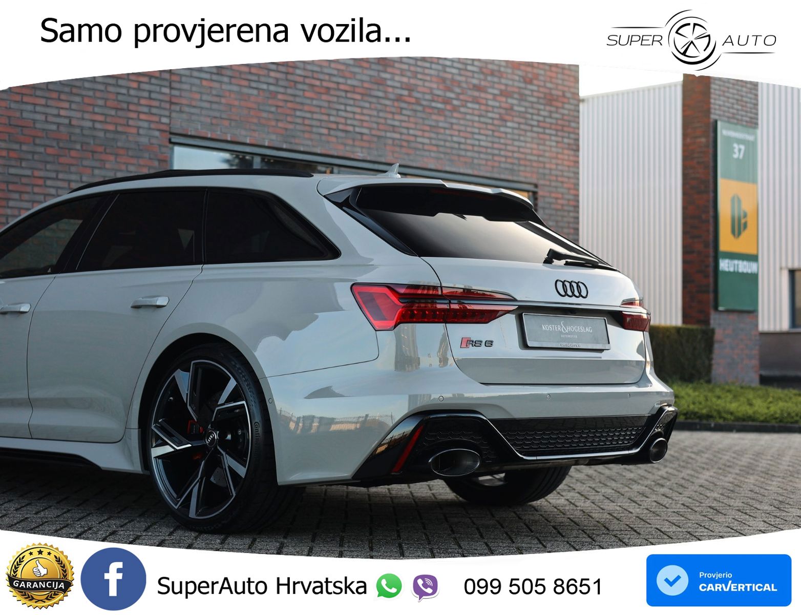 Audi RS6 Avant 4.0 TFSI V8 (600 KS) quattro Tiptronic LED+GR SJED+ACC