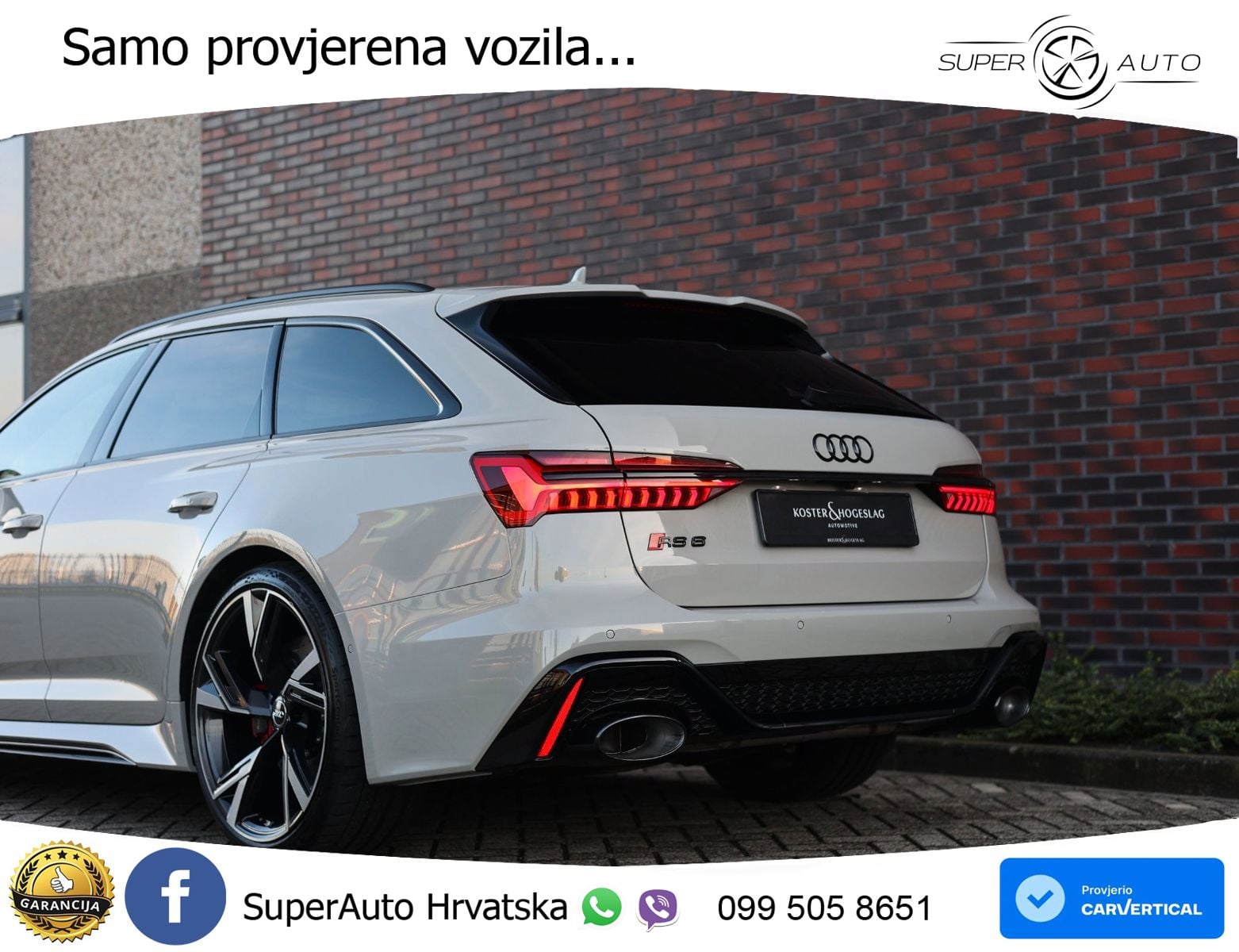 Audi RS6 Avant 4.0 TFSI V8 (600 KS) quattro Tiptronic LED+GR SJED+ACC
