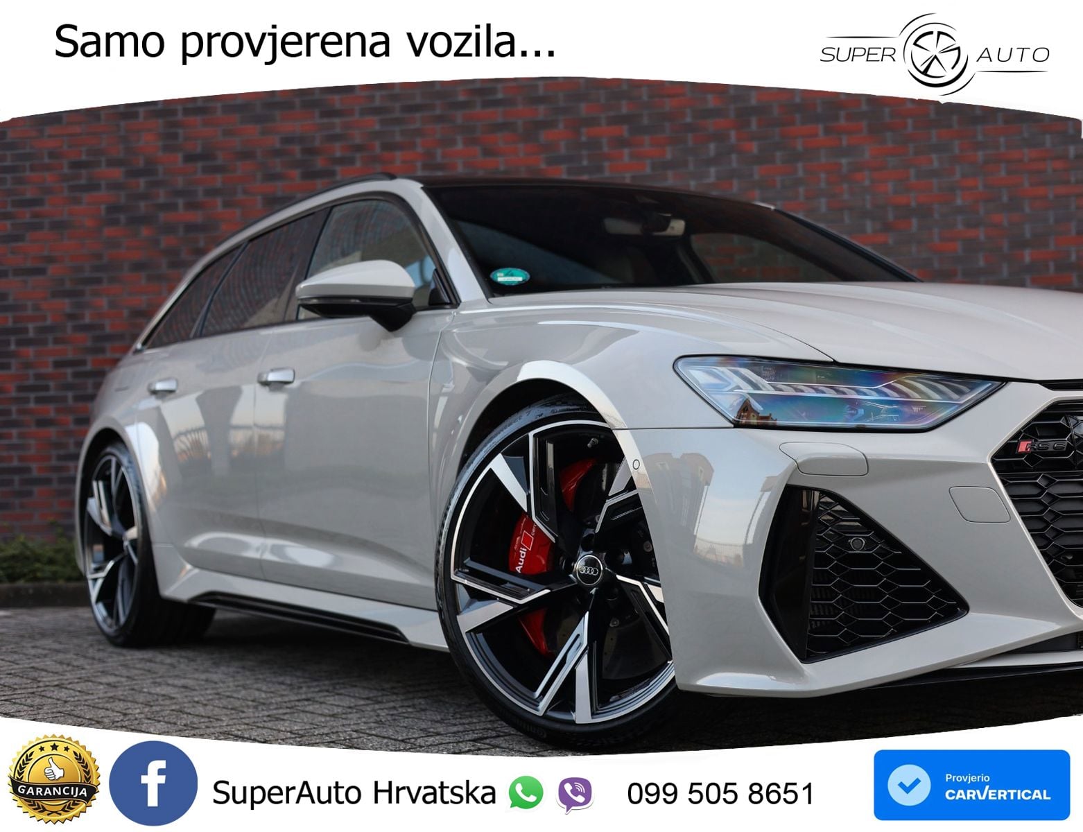 Audi RS6 Avant 4.0 TFSI V8 (600 KS) quattro Tiptronic LED+GR SJED+ACC
