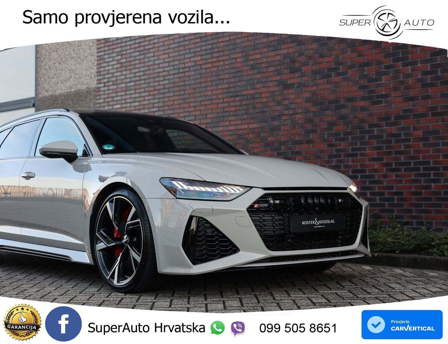 Audi RS6 Avant 4.0 TFSI V8 (600 KS) quattro Tiptronic LED+GR SJED+ACC