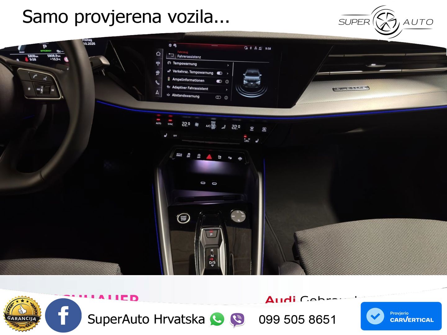 Audi A3 Limuzina 40 TFSI (204 KS) quattro S tronic S line LED+GR SJED+ACC