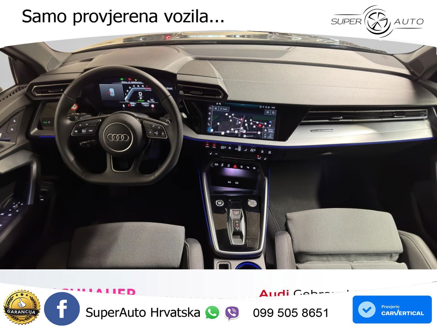 Audi A3 Limuzina 40 TFSI (204 KS) quattro S tronic S line LED+GR SJED+ACC