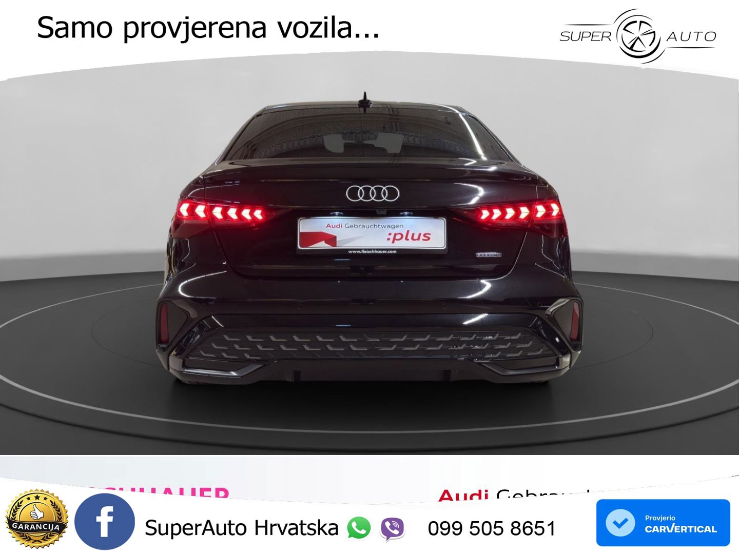 Audi A3 Limuzina 40 TFSI (204 KS) quattro S tronic S line LED+GR SJED+ACC