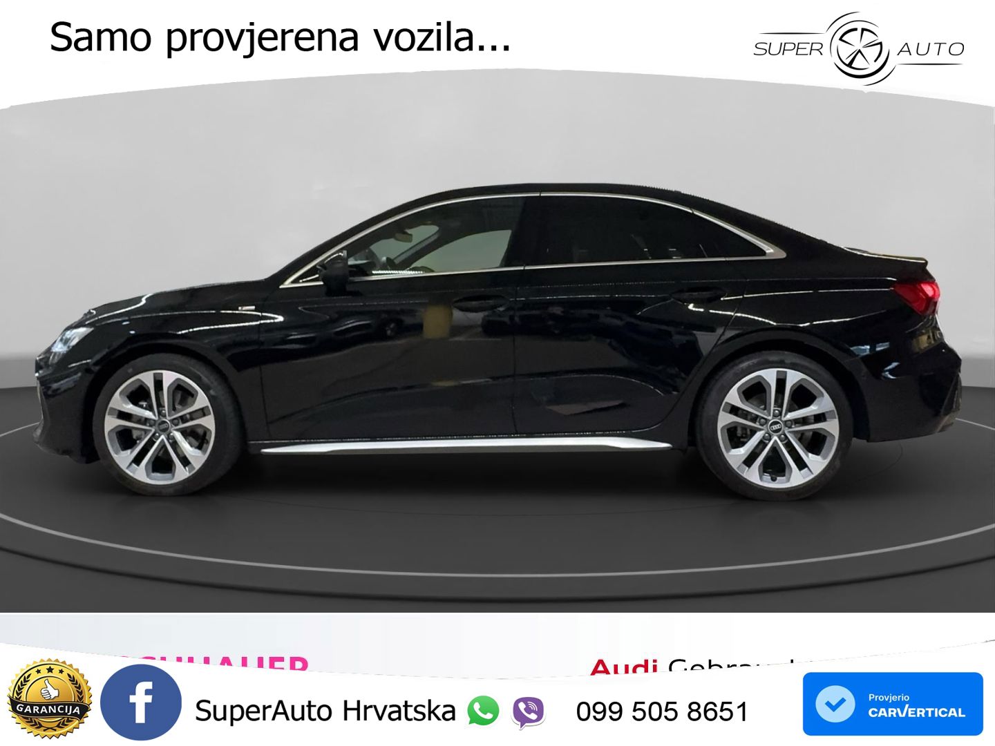 Audi A3 Limuzina 40 TFSI (204 KS) quattro S tronic S line LED+GR SJED+ACC