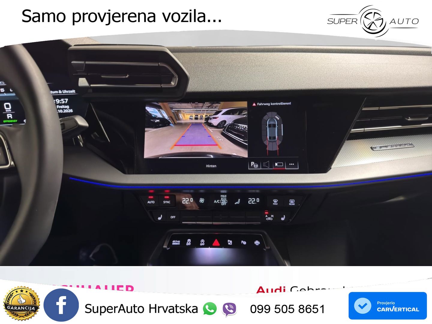 Audi A3 Limuzina 40 TFSI (204 KS) quattro S tronic S line LED+GR SJED+ACC