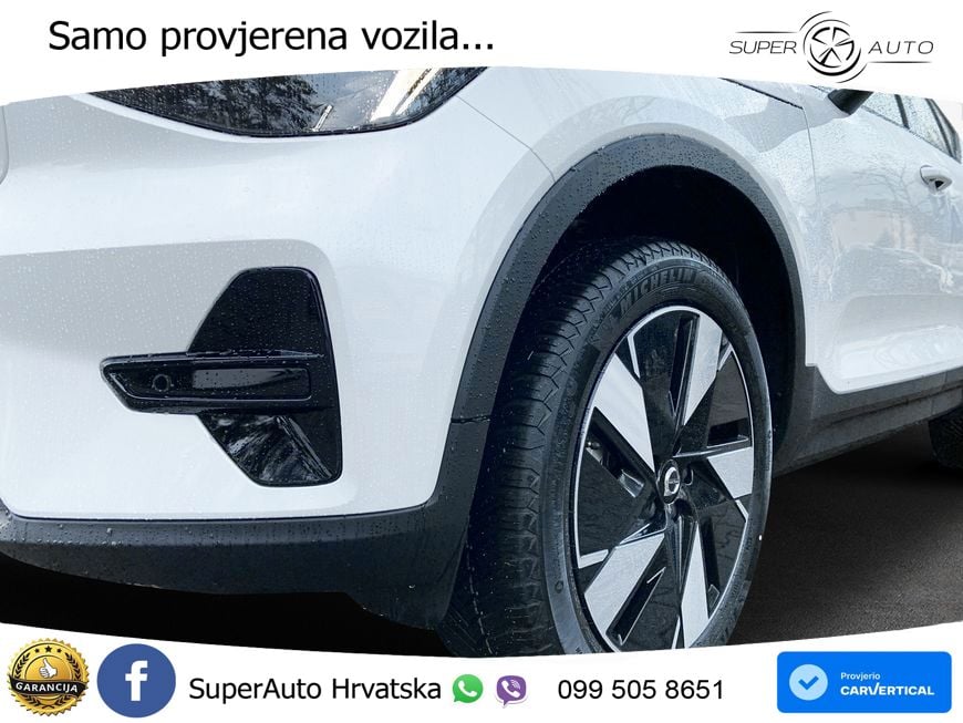 Volvo XC40 Recharge 82 kWh 252 KS Single Motor Extended Range LED+GR SJED+ACC