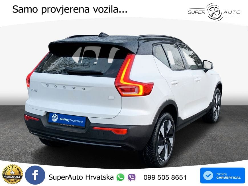Volvo XC40 Recharge 82 kWh 252 KS Single Motor Extended Range LED+GR SJED+ACC