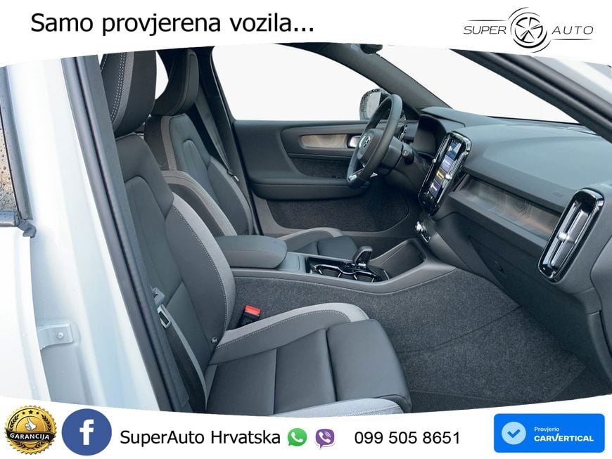 Volvo XC40 Recharge 82 kWh 252 KS Single Motor Extended Range LED+GR SJED+ACC