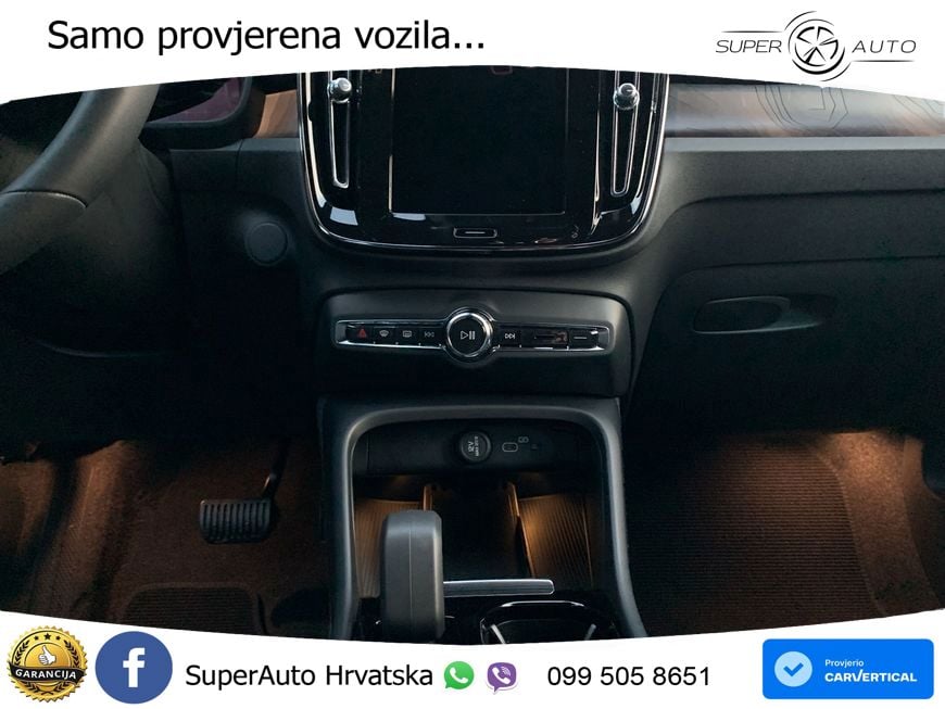Volvo XC40 Recharge 82 kWh 252 KS Single Motor Extended Range LED+GR SJED+ACC