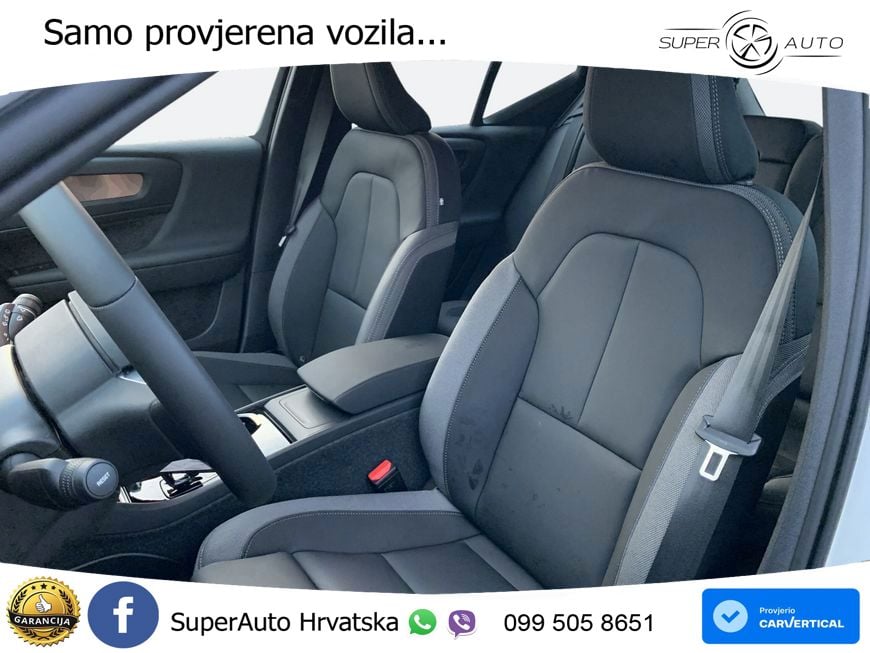 Volvo XC40 Recharge 82 kWh 252 KS Single Motor Extended Range LED+GR SJED+ACC